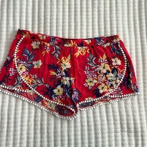 Floral petal shorts - Beach, Flowy, Floral